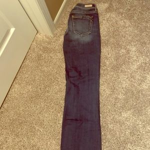 Woman’s buckle black jeans size 28